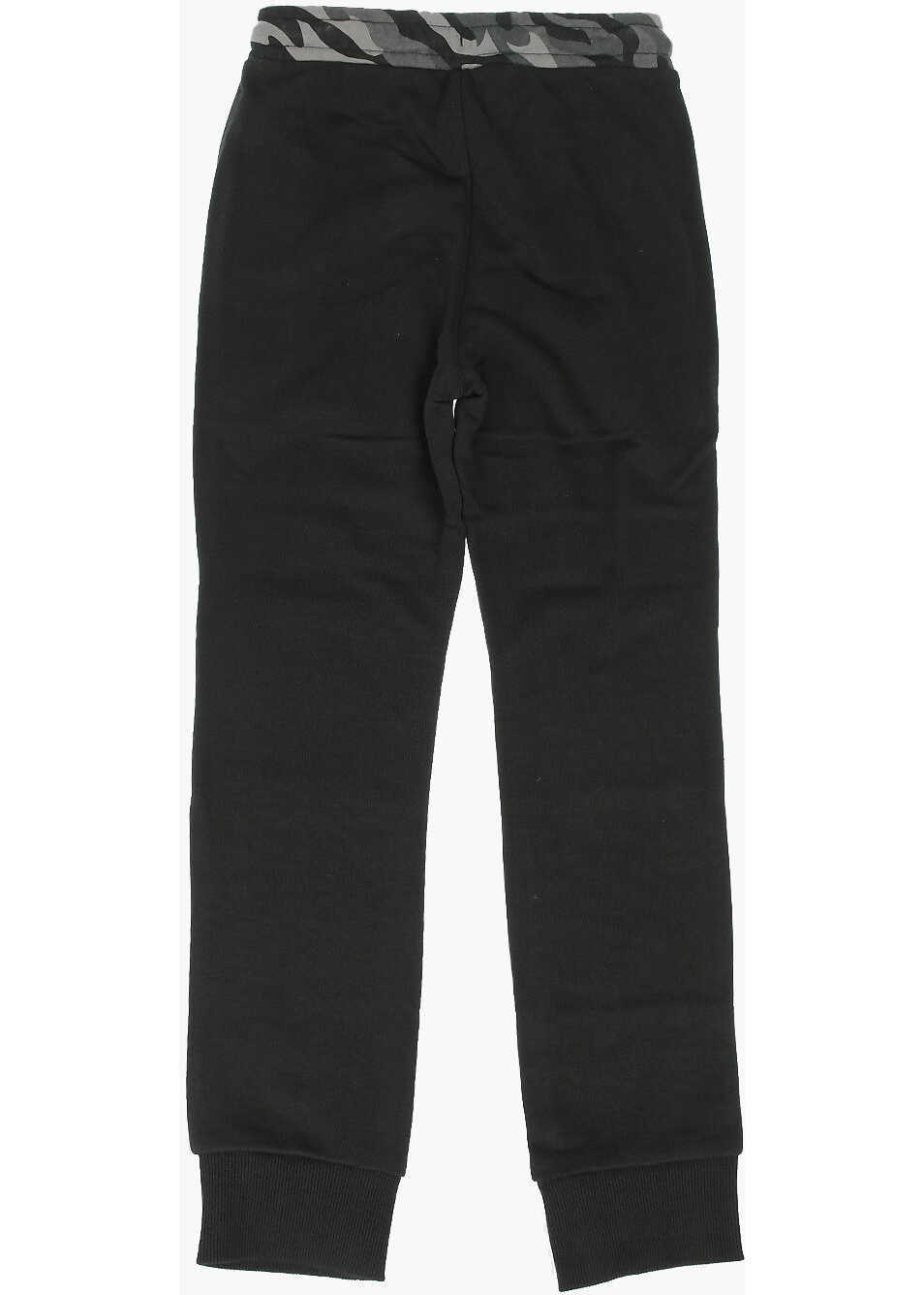 Pantaloni casual Converse Jogger With Camouflage Details Black Baieti (BM 8605248) 3