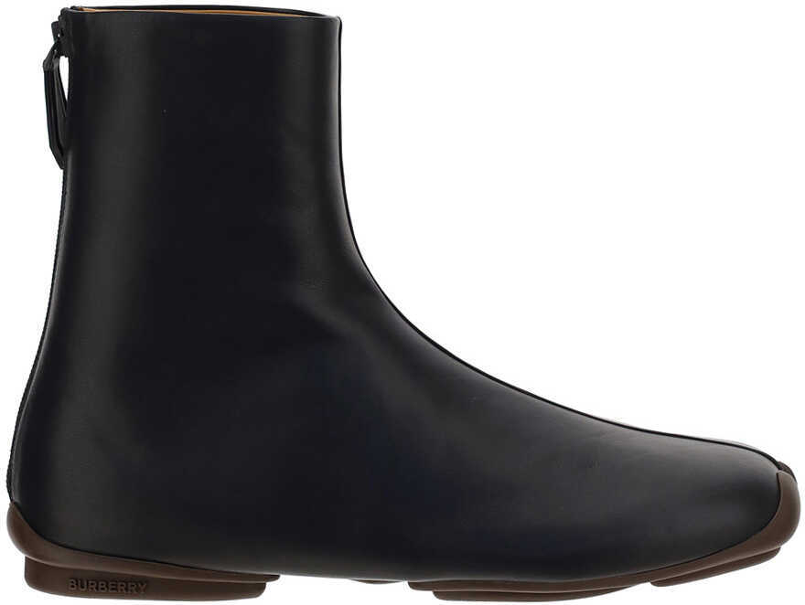 Burberry Ankle Boots 8045293 BLACK/EBONY BROWN