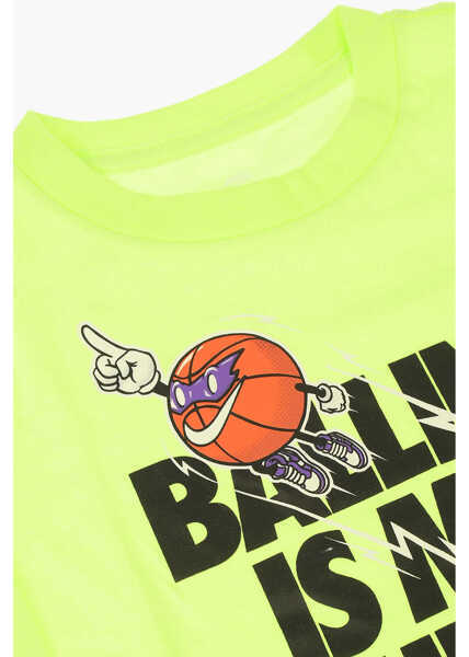 Tricouri Nike Printed T-Shirt Yellow Baieti (BM 8605671) 2