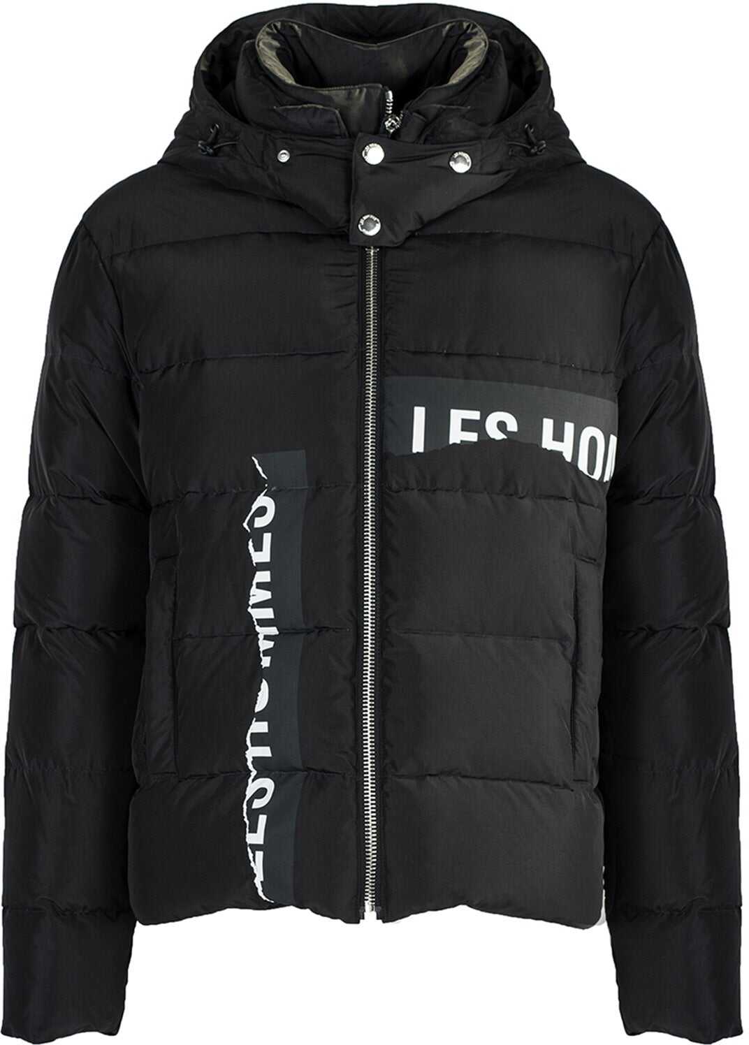 Les Hommes Oversize Puffy LHO501 Czarny