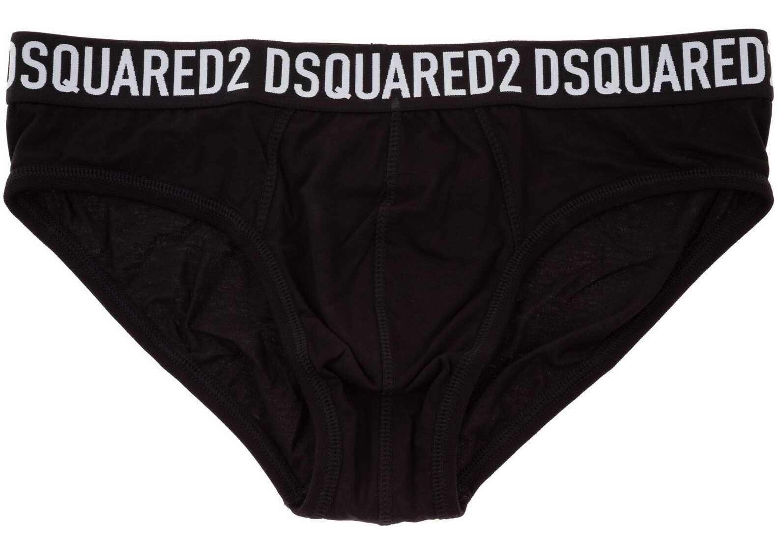 DSQUARED2 Underwear Briefs D9L613610001 Black