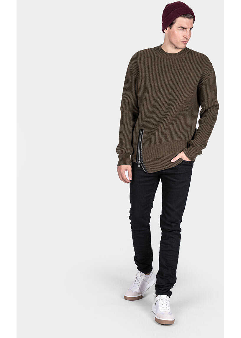 Tricouri Les Hommes LJK106 Khaki Femei (BM 8619357) 2