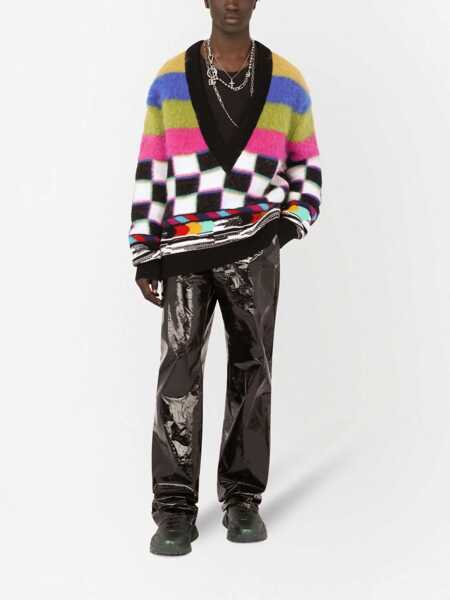 Pulovere Dolce & Gabbana Glitch Sweater MULTICOLOUR Barbati (BM 8619447) 2