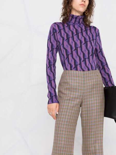 Pantaloni casual Stella McCartney Mona Trousers BEIGE Femei (BM 8619474) 5