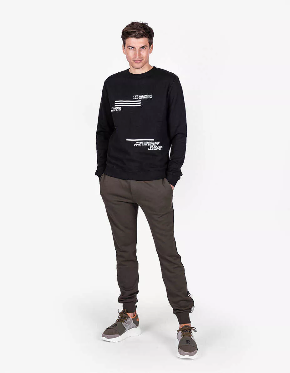 Bluze Les Hommes LJH202 Czarny Barbati (BM 8621100) 2