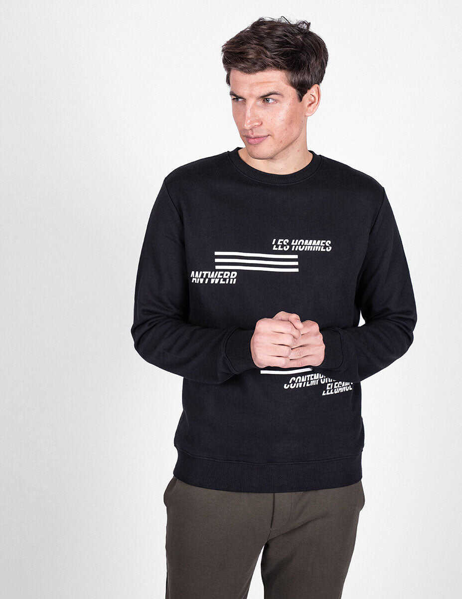 Bluze Les Hommes LJH202 Czarny Barbati (BM 8621100) 3