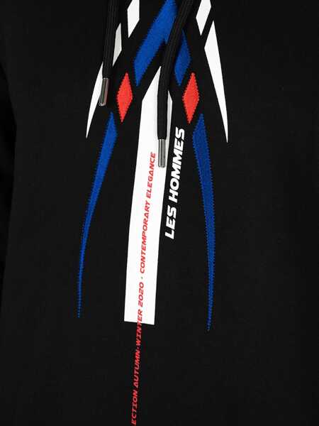 Hanorace Les Hommes Speed LJH401 Czarny Barbati (BM 8621103) 7