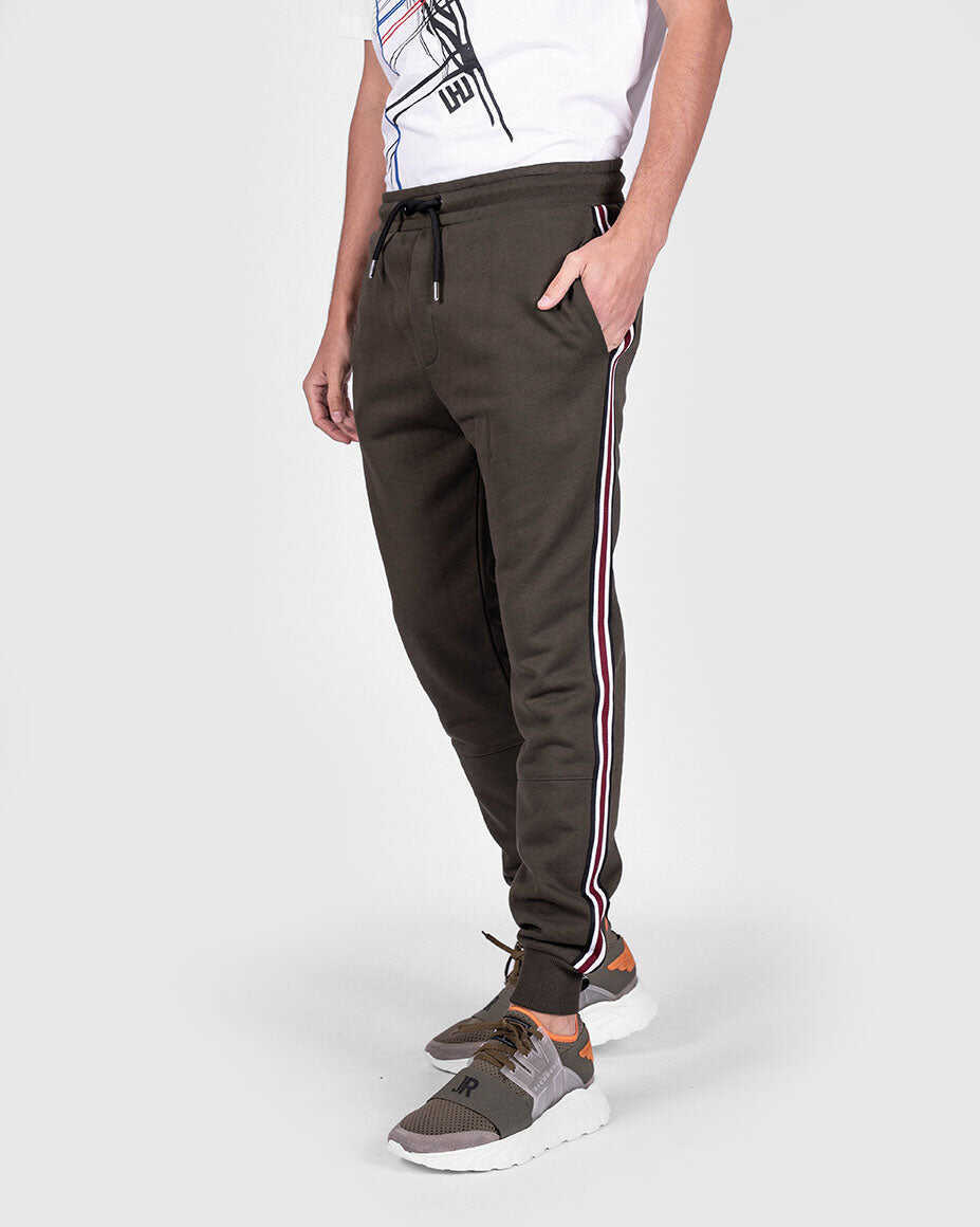 Pantaloni de trening Les Hommes UHJ101 Khaki Barbati (BM 8621130) 2