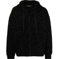 Hanorace Sweatshirt With Leopard Print Barbati
