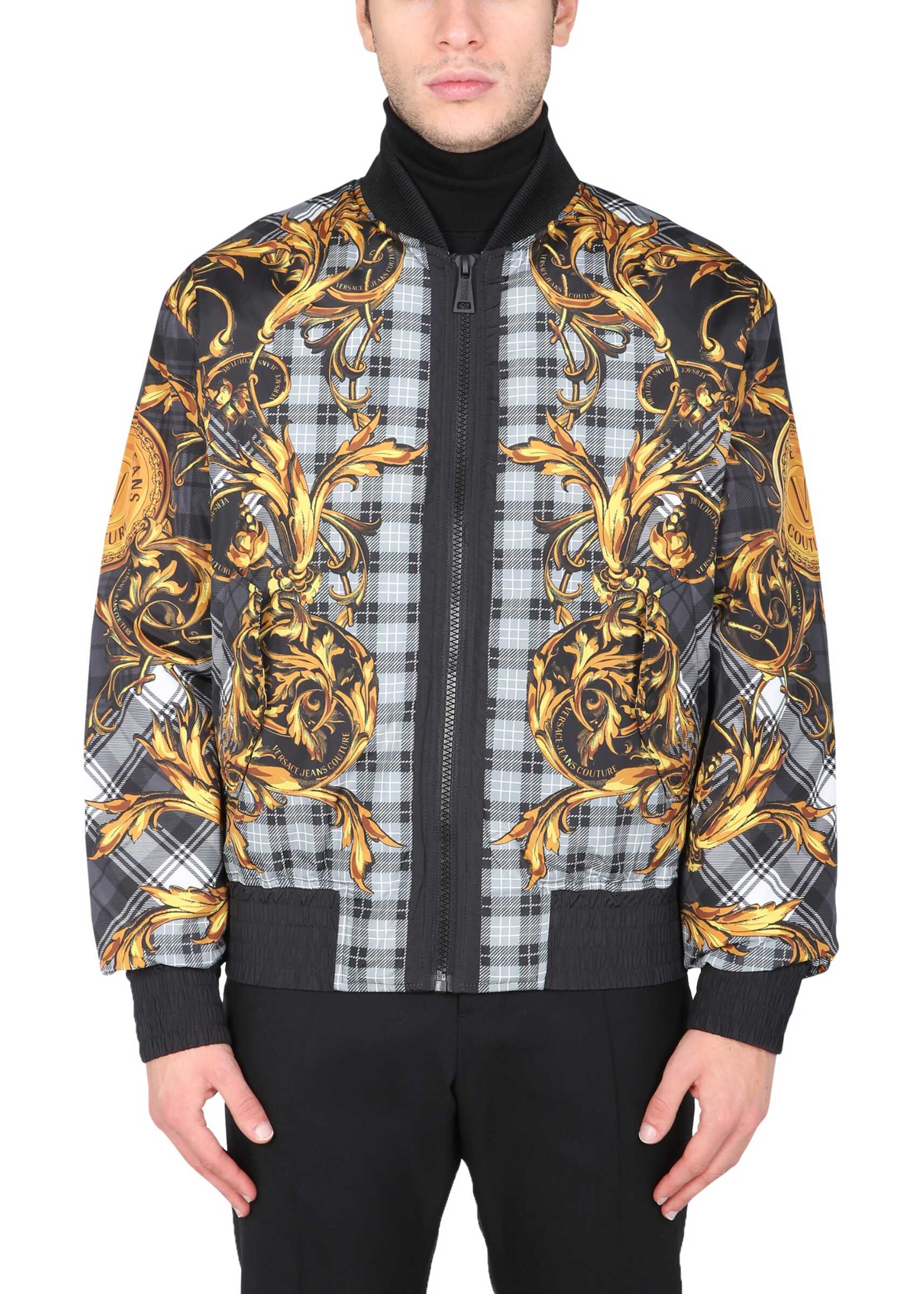 Versace Jeans Couture Jacket With Tartan Baroque Print 71GAS421_CQS06G80 MULTICOLOUR