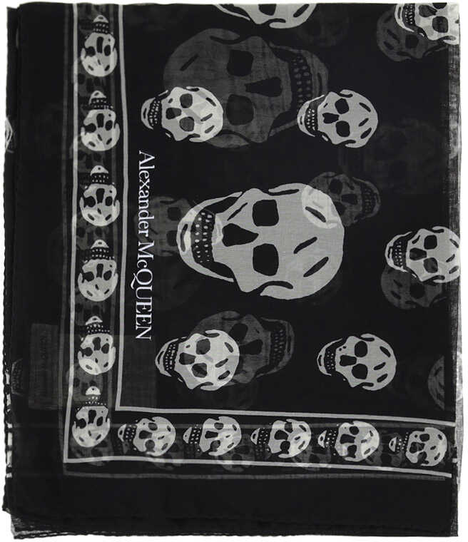 Alexander McQueen Scarf 5577173060Q BLACK/IVORY