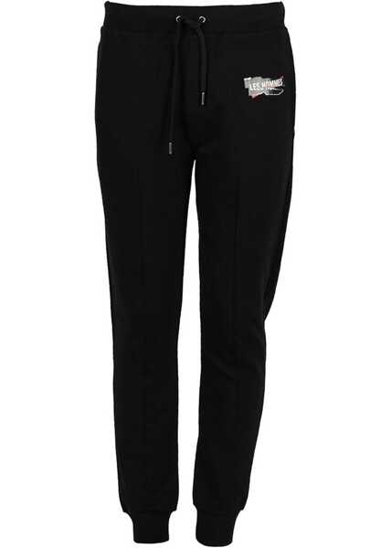 Pantaloni de trening Les Hommes Jogger LJJ111 Czarny Barbati (BM 8621787) 4
