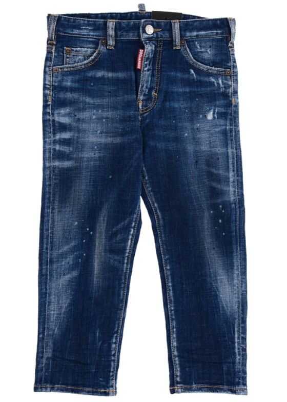 DSQUARED2 Vintage Effect Dennis Jeans Blue