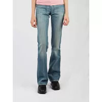 Blugi evazati Megan Super Low Bootcut Femei