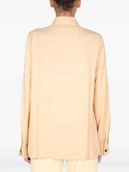 Bluze Jil Sander Boxy Fit Shirt NUDE Femei (BM 8624238) 3