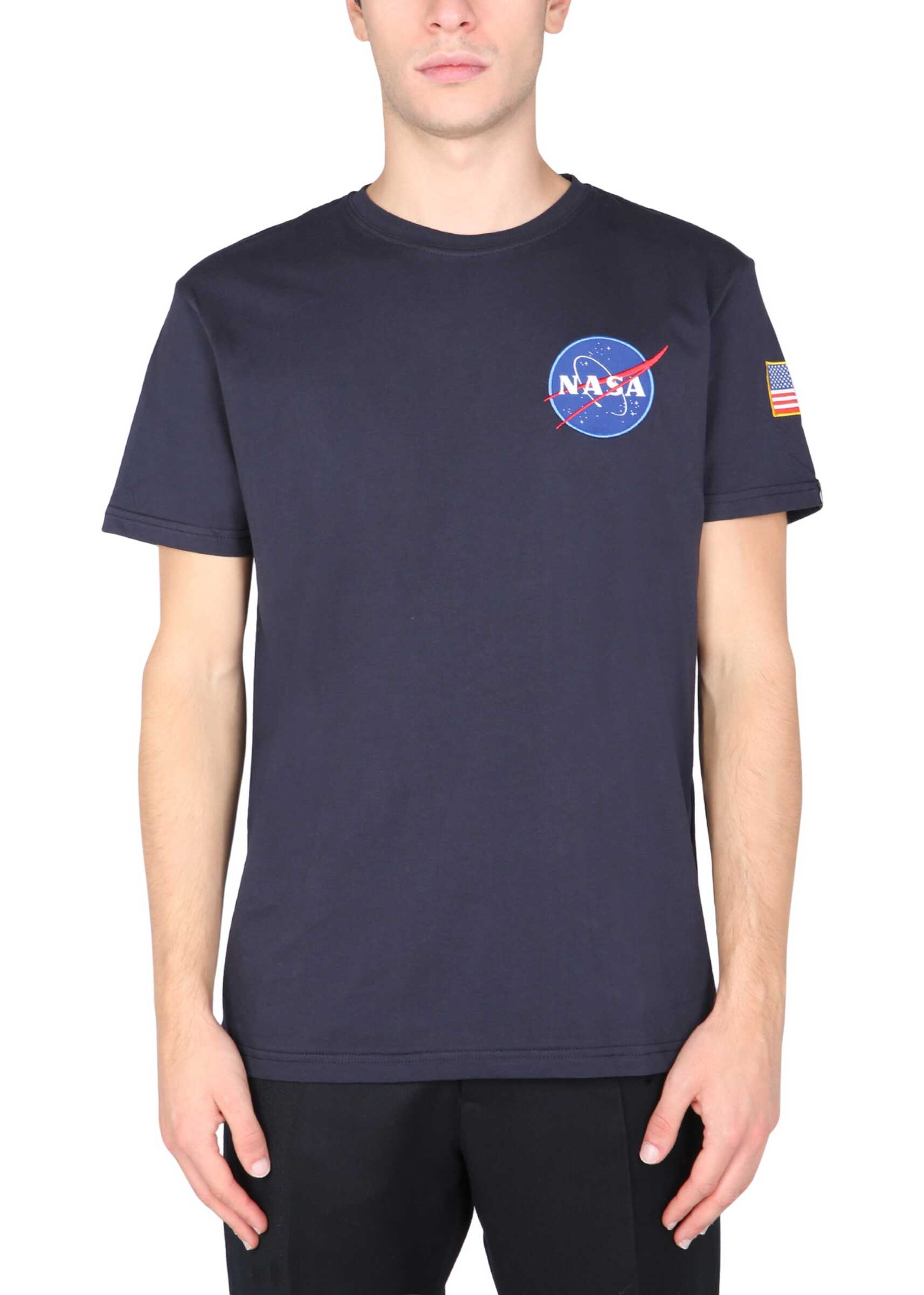 Alpha Industries "Space Shuttle" T-Shirt 176507_07 BLUE