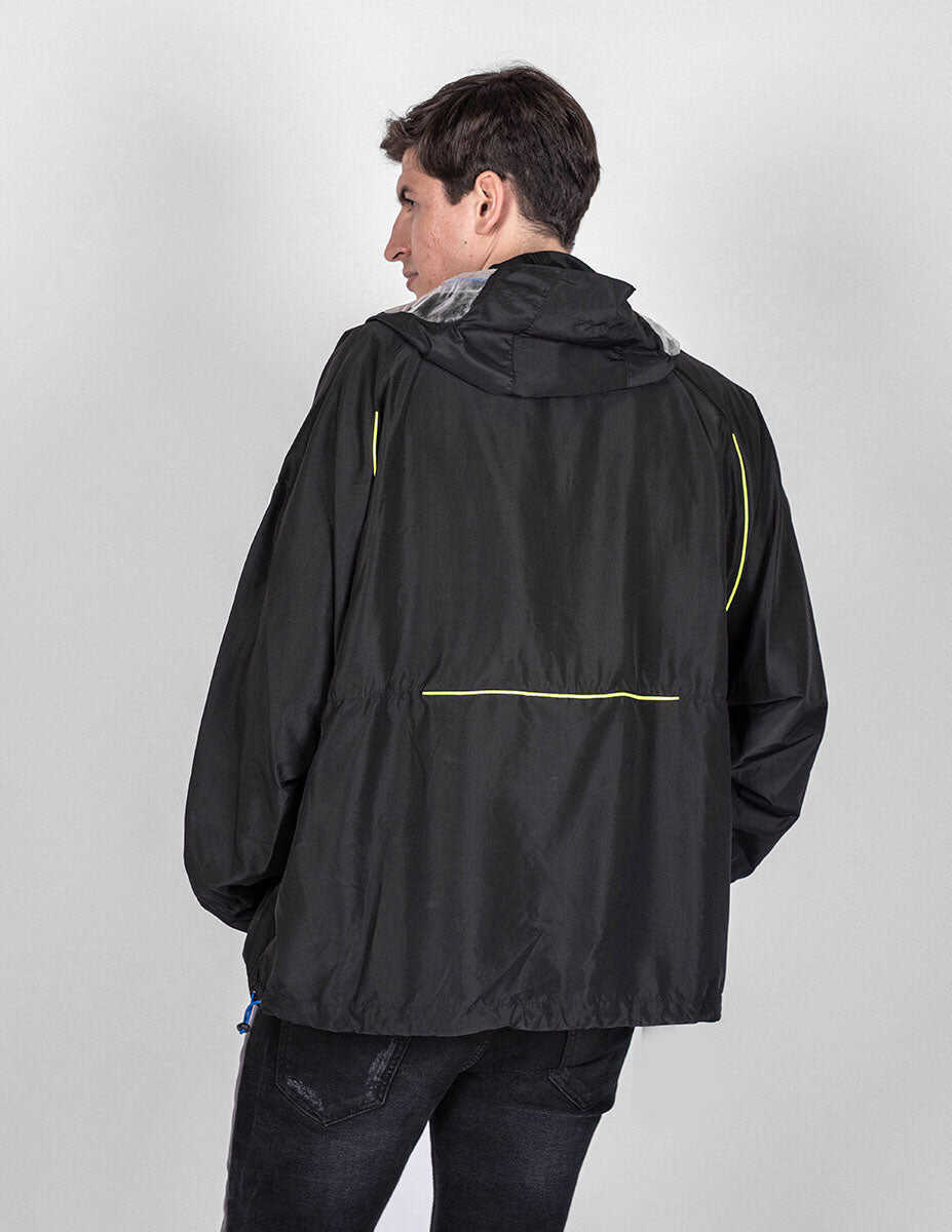 Hanorace Les Hommes K Way LHO357 Czarny Barbati (BM 8624421) 4