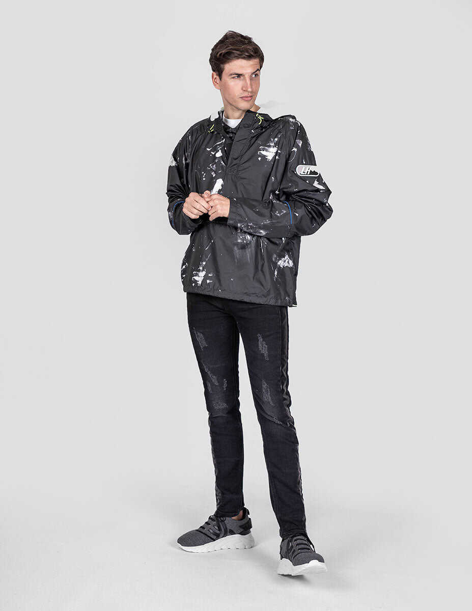 Bomber jacket Les Hommes K Way LHO357 Czarny Barbati (BM 8624424) 2