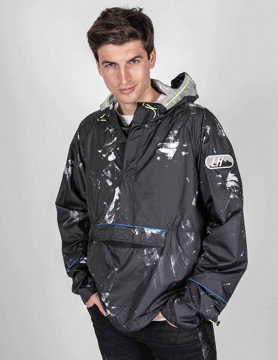 Bomber jacket Les Hommes K Way LHO357 Czarny Barbati (BM 8624424) 3