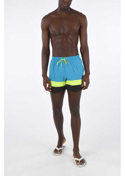 Bermude Nike Logo Printed Boxer Swimsuit Light Blue Barbati (BM 8625915) 4