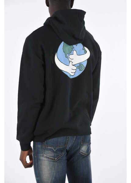 Hanorace Converse Printed Sweatshirt Black Barbati (BM 8626212) 2