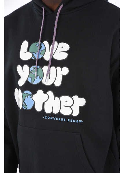 Hanorace Converse Printed Sweatshirt Black Barbati (BM 8626212) 3