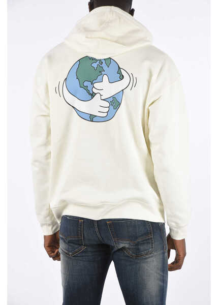 Hanorace Converse Printed Sweatshirt White Barbati (BM 8626410) 2