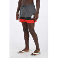 Bermude Logo Printed Boxer Swimsuit Barbati