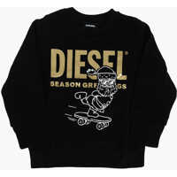 Bluze de trening Printed Crew-Neck Sclaus-Tse Sweatshirt Baieti