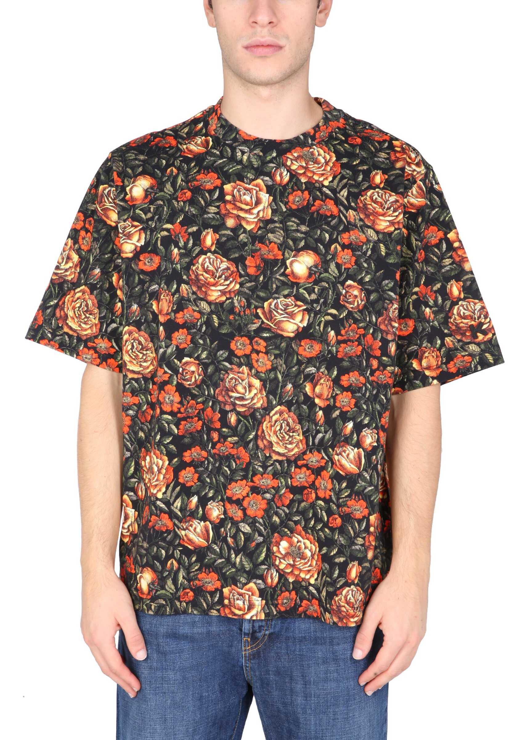 Kenzo "Botanical Rose" T-Shirt FB65TS096_4SB21 RED