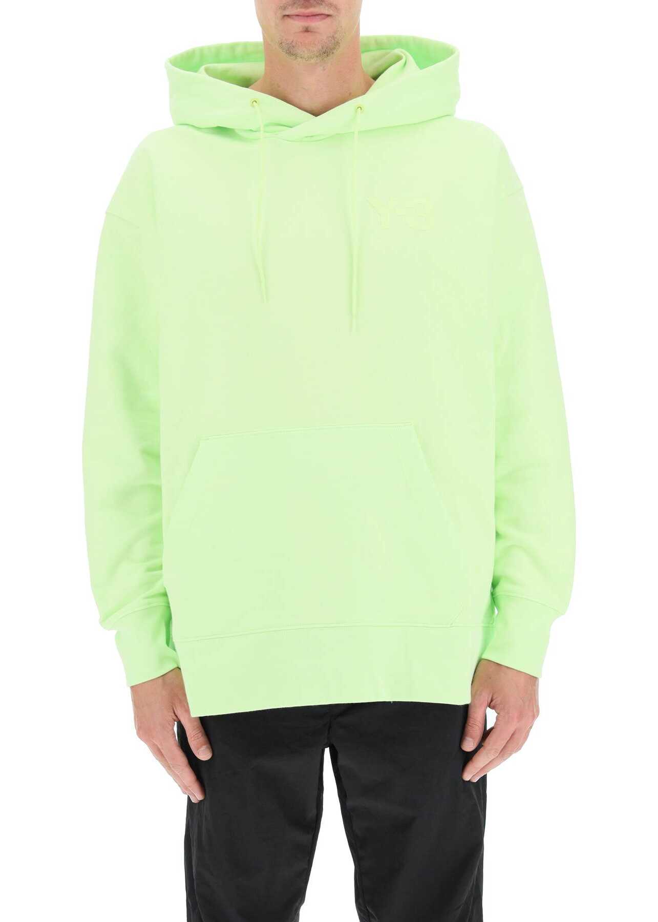 Y-3 Logo Hoodie HB3446 SEMI FROZEN YELLOW