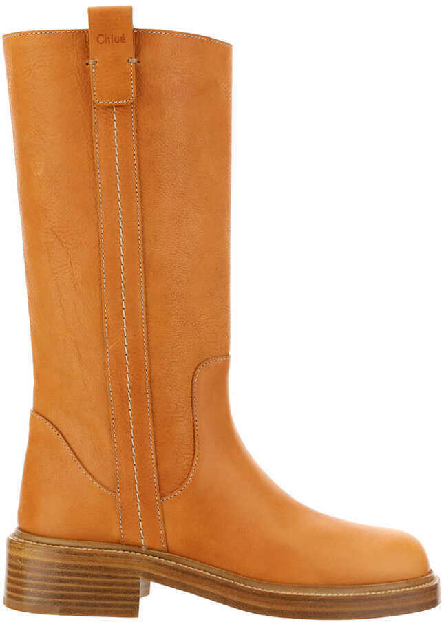 Chloe Chloé Edith Boots CHC21W52079 LUMINOUS OCHRE