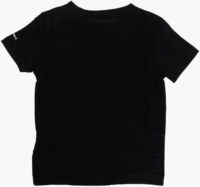 Tricouri Converse Printed T-Shirt Black Baieti (BM 8633748) 3