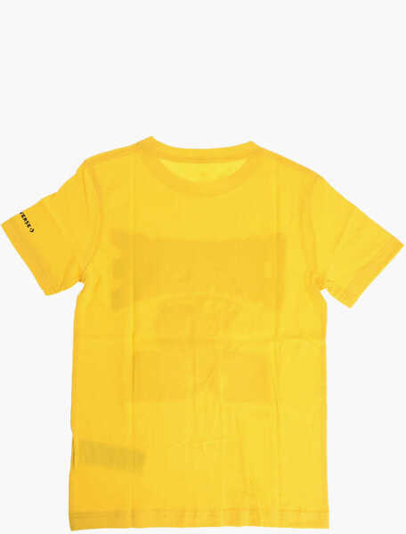 Tricouri Converse Printed T-Shirt Yellow Baieti (BM 8634462) 3