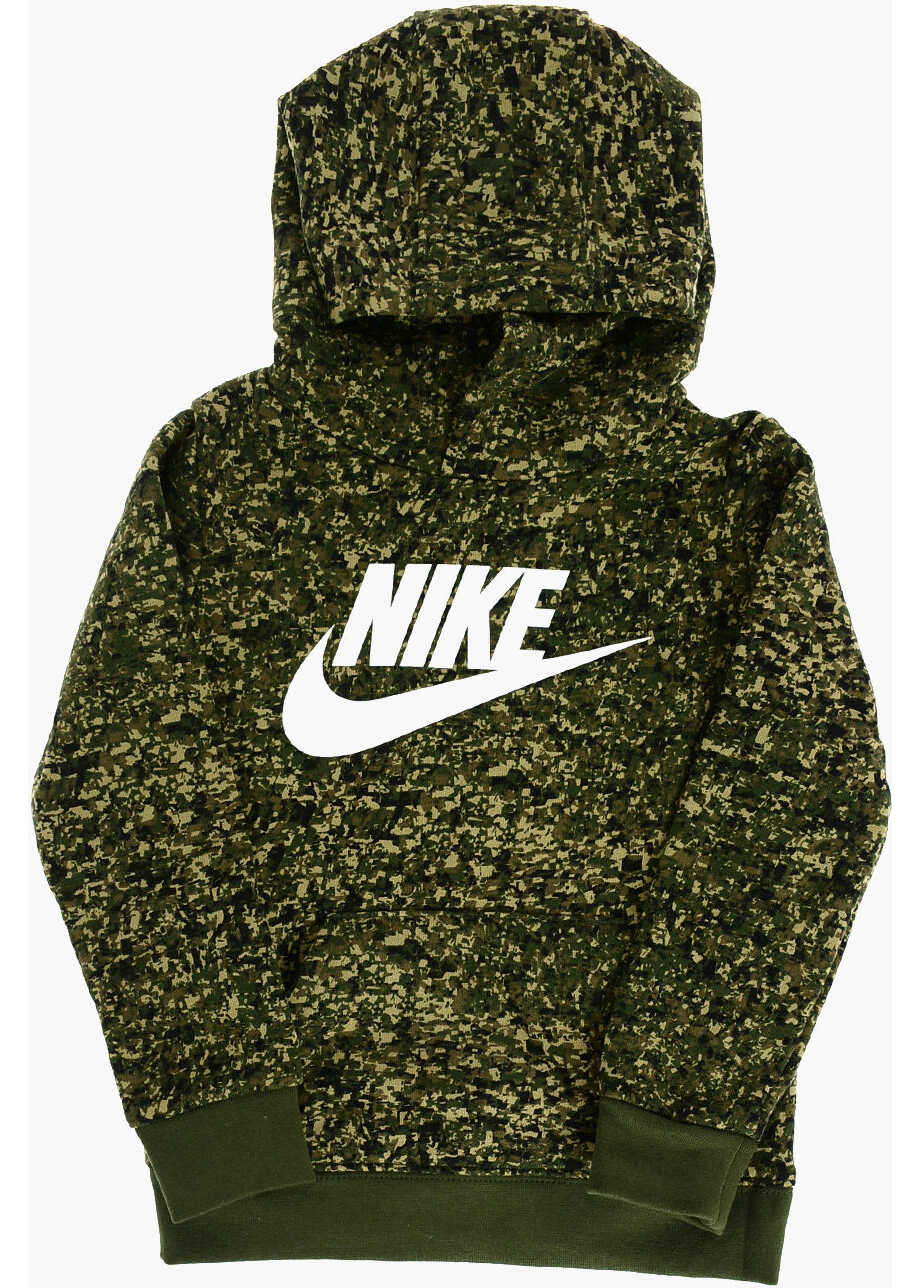 Nike Hoodie Camouflage Sweatshirt Multicolor
