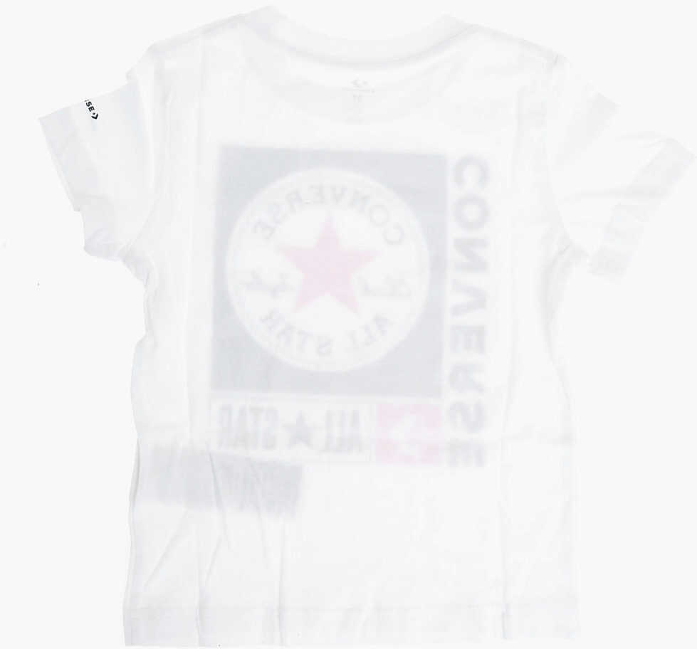 Tricouri Converse Printed T-Shirt White Baieti (BM 8634603) 3