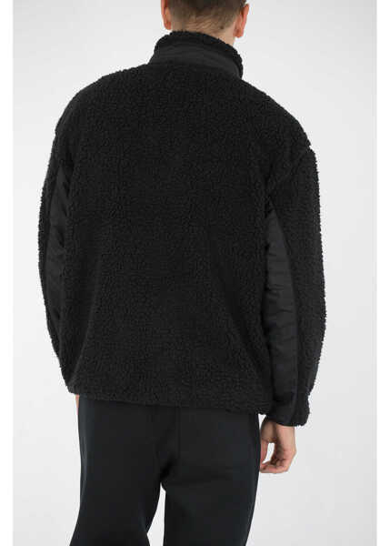 Jachete Converse Turtleneck Counter Climate Sherpa Jacket Black Barbati (BM 8637327) 2