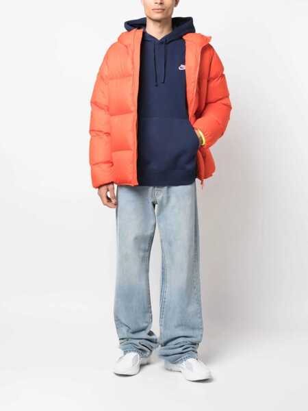 Bluze de trening Nike Logo Embroidered Hoodie Sweatshirt Blue Barbati (BM 8637336) 2