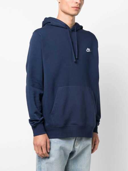 Bluze de trening Nike Logo Embroidered Hoodie Sweatshirt Blue Barbati (BM 8637336) 3