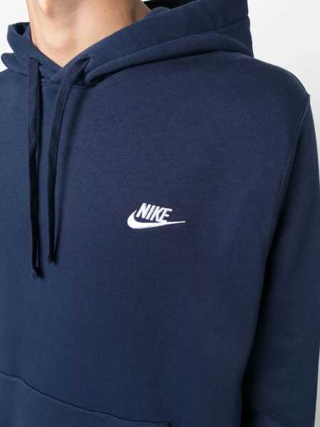 Bluze de trening Nike Logo Embroidered Hoodie Sweatshirt Blue Barbati (BM 8637336) 5