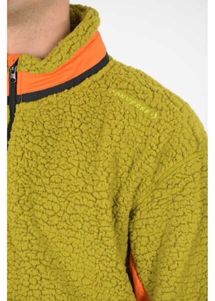 Jachete Converse Turtleneck Counter Climate Sherpa Jacket Green Barbati (BM 8637522) 3