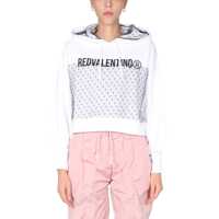 Hanorace Tulle Point D'esprit Sweatshirt With Logo Print Femei