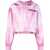 Moschino "Art Theme" Cropped Sweatshirt PINK