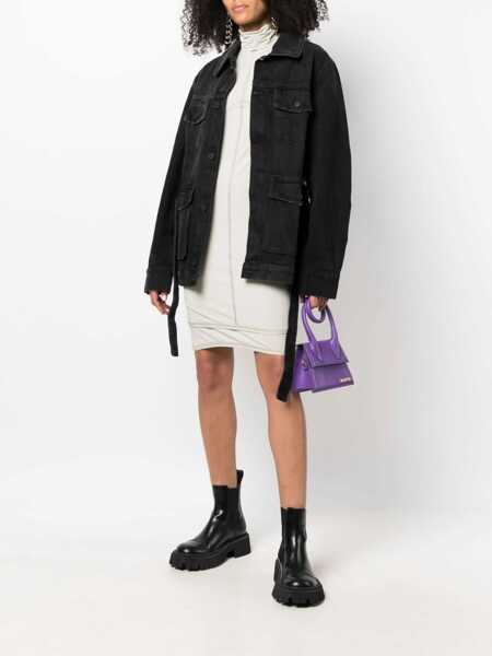 Rochii casual Off-White High Neck Dress GREY Femei (BM 8639136) 2