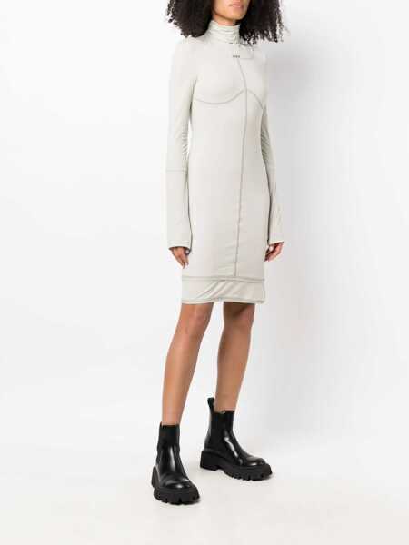 Rochii casual Off-White High Neck Dress GREY Femei (BM 8639136) 3