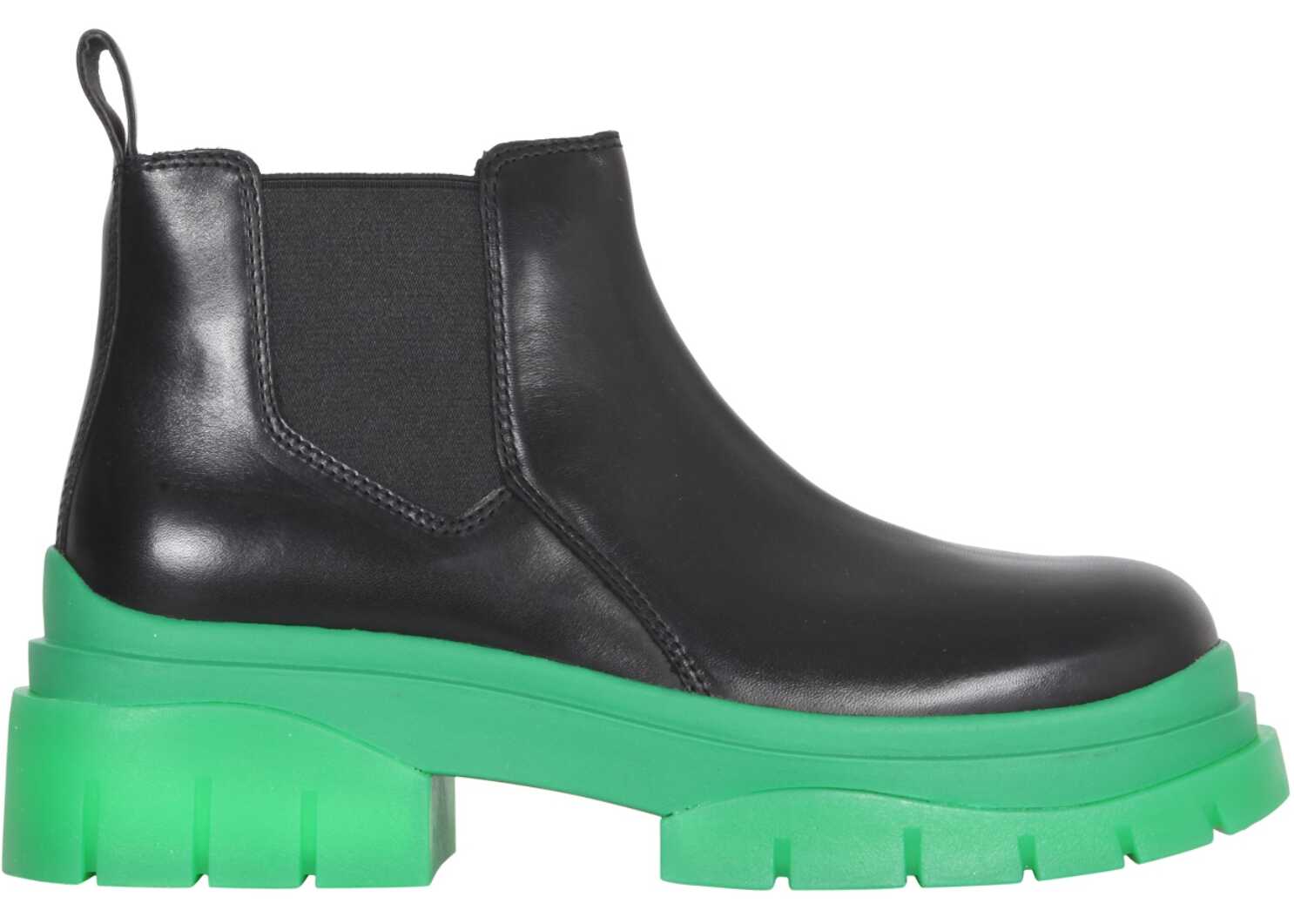 ASH Shadow Boots SHADOW08_MUSTANGBLACK/GREEN BLACK