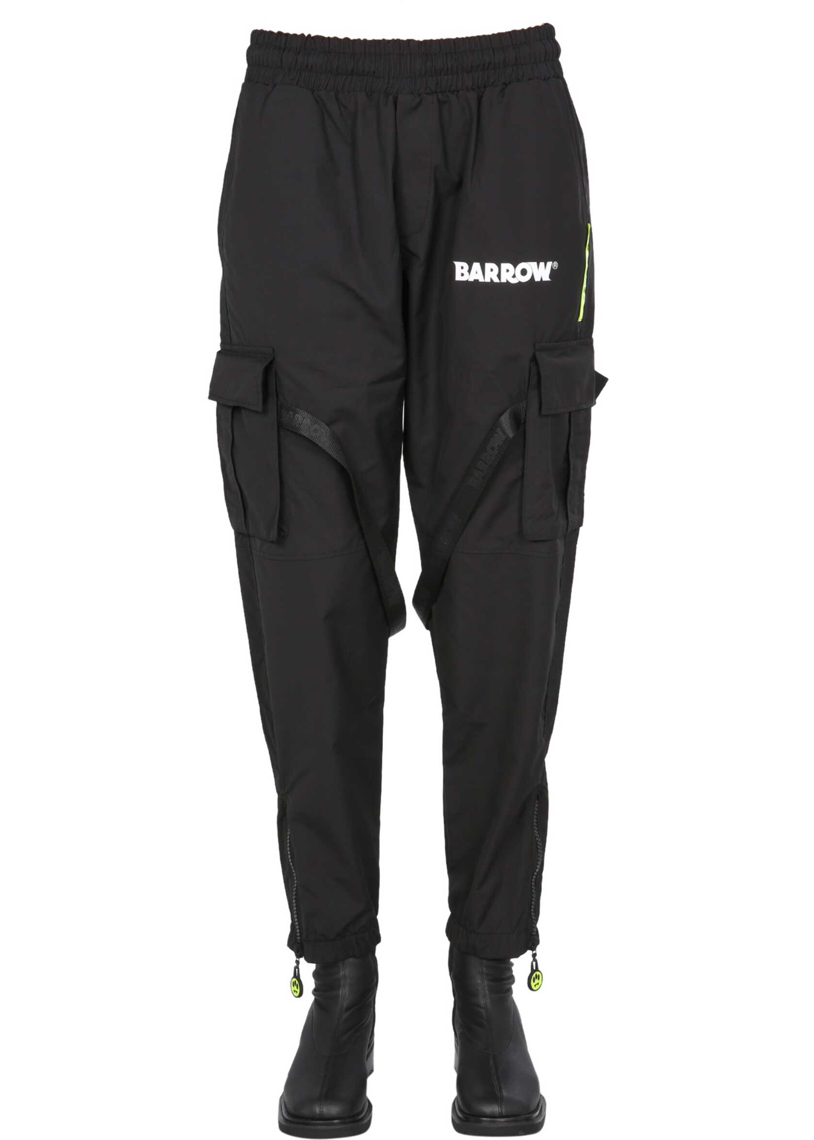 BARROW Jogging Pants With Logo Print 029772_110 BLACK
