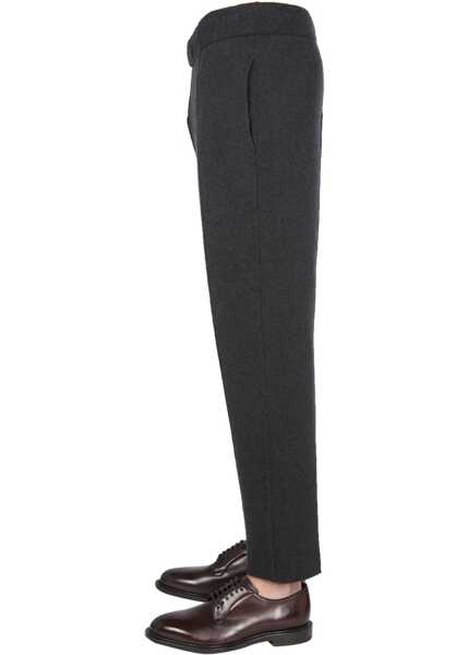 Pantaloni casual Ermenegildo Zegna Double Knitted Jogging Pants CHARCOAL Barbati (BM 8641263) 3