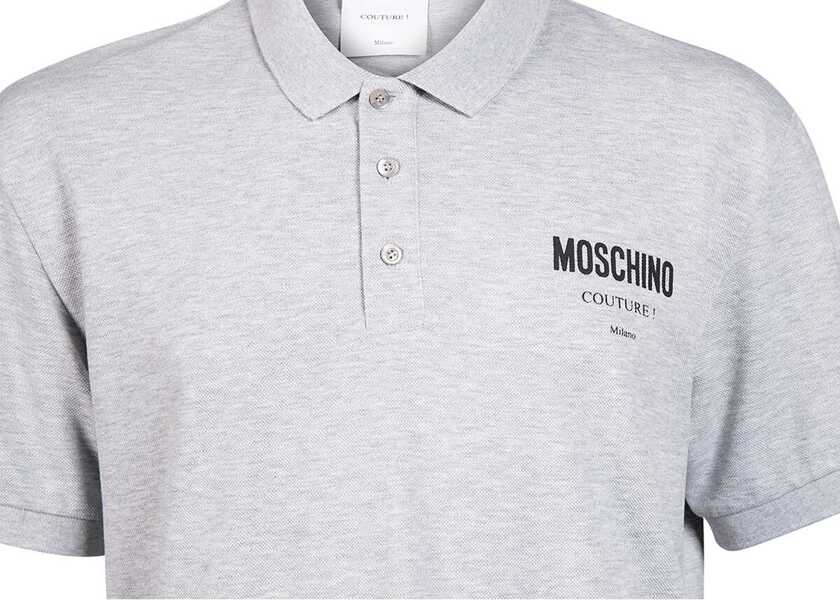 Tricouri Polo Moschino Pollo T-shirt ZA1201 Grey Barbati (BM 8641842) 3