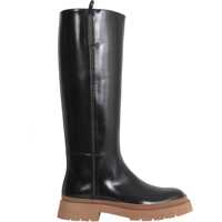 Cizme scurte High Leather Boots Femei